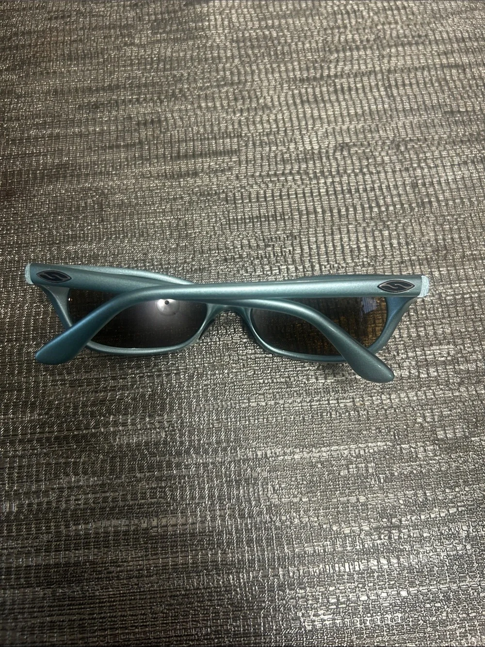 Women's Cat-Eye Sunglasses in Light Teal with Brown Lenses